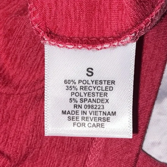 Freely Womens Pink Long Sleeve Shirt Size S Workout Shirt - Picture 7 of 7